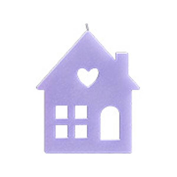 DIY House with Heart Pattern Candle Silicone Molds