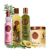 Ritual Botanico Rosemary Shampoo, Plex Intensive Conditioner, Botanical Ritual Hair Bomb Mask and Heat Protector (4 Pack)