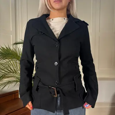 Unbranded Jacket - Small Black Wool