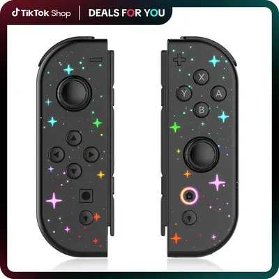 【Halloween】JORREP Game Controller (L/R) Switch Controller- Wireless Game Controller，Ergonomic Grip, Dual Vibration，Co...