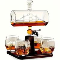 [LINE]1 set of 1000ml/33.81oz whiskey and wine water diluter, including 4 spherical drinking cups, bar cold drink machine