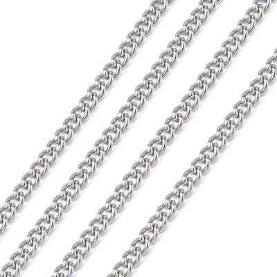 Tarnish Resistant 304 Stainless Steel Curb Chains