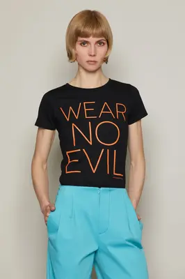 Wear No Evil T-Shirt (Black) | size: XL