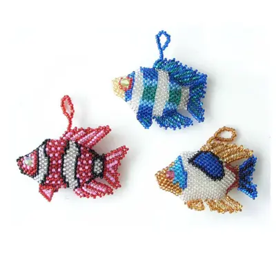 Tropical Fish Ornament - White