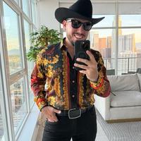 WILD RHINESTONE LONG SLEEVES (SLIM FIT)