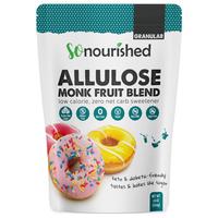 Monk Fruit Sweetener with Allulose Granular - 1:1 Sugar Substitute, Keto - 0 Calorie, 0 Net Carb, Non-GMO (1 lb / 16 oz)