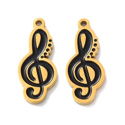 Ion Plating(IP) 304 Stainless Steel Enamel Pendants