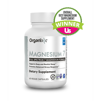 Organixx Magnesium 7, High Absorption Magnesium Capsules, 60 Count, Natural Magnesium & Sleep Supplement with 7 Chelated Form...