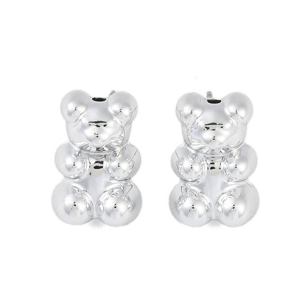Bear CCB Plastic Stud Earrings for Women