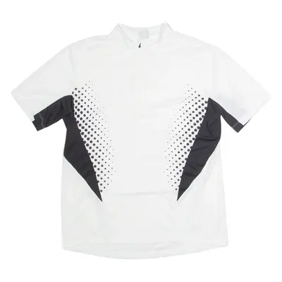 ODLO Cycling Mens Jersey White 1/2 Zip XL