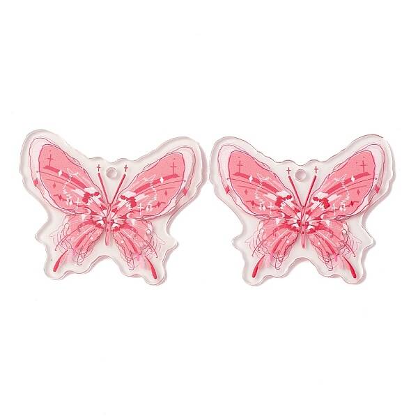 Transparent Printed Acrylic Pendants