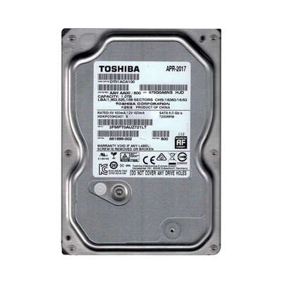 661699-002 HP 1TB 6Gb/s SATA 7200 3.5-inch 32MB Hard Drive
