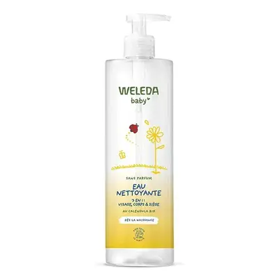 Weleda Bebe AND Bambino 3 in 1 Cleansing Water Face Body & Butt 400ml