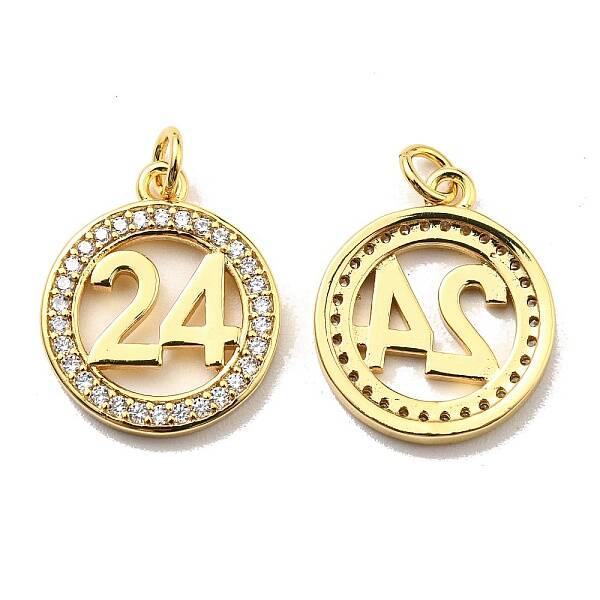 Rack Plating Brass Cubic Zirconia Pendants