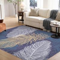 VIPfree 8x10FT Polka Dot Bohemian Rug 35 Patterns Super Soft Non-Slip Foldable Washable for Living Room Entryway Bedroom Kitc...
