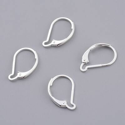 Brass Leverback Earring Findings