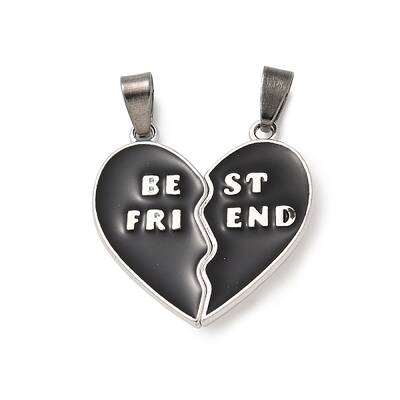Alloy Enamel Split Pendants