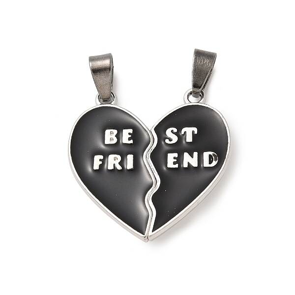 Alloy Enamel Split Pendants