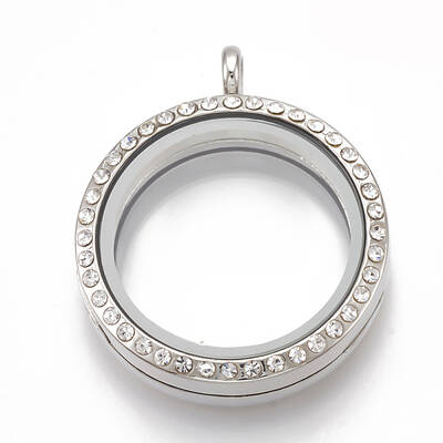 Alloy Magnetic Locket Pendants