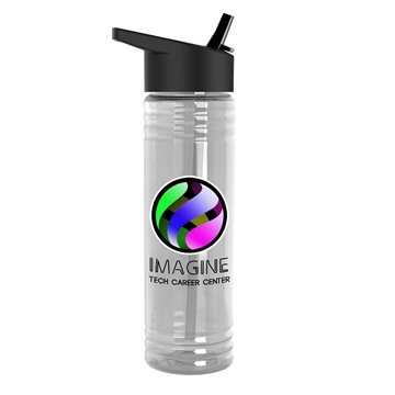200 Promotional 24 oz Slim Fit Bottle With Flip Straw - Digital - ...