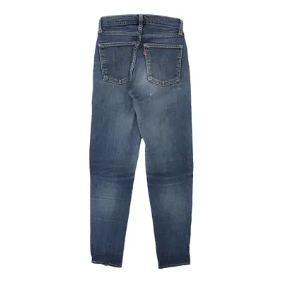 Levis Skinny Jeans - 24W UK 4 Blue Cotton