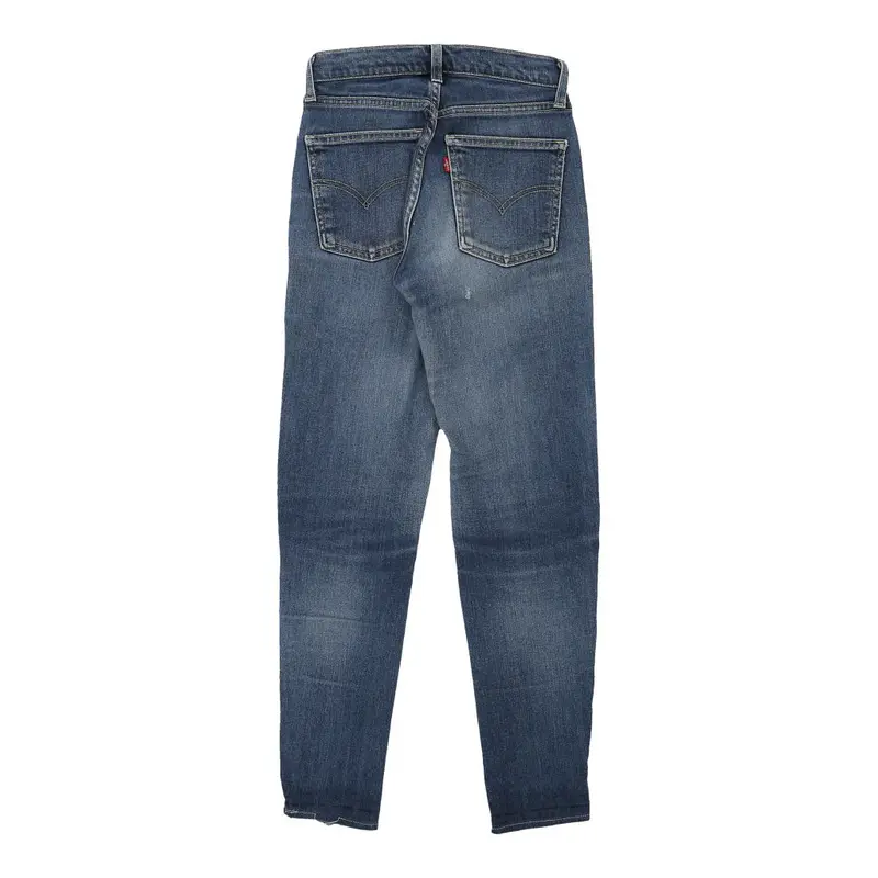 Levis Skinny Jeans - 24W UK 4 Blue Cotton
