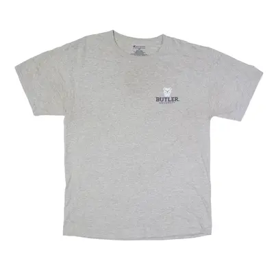 CHAMPION Butler University T-Shirt Grey Short Sleeve Mens M