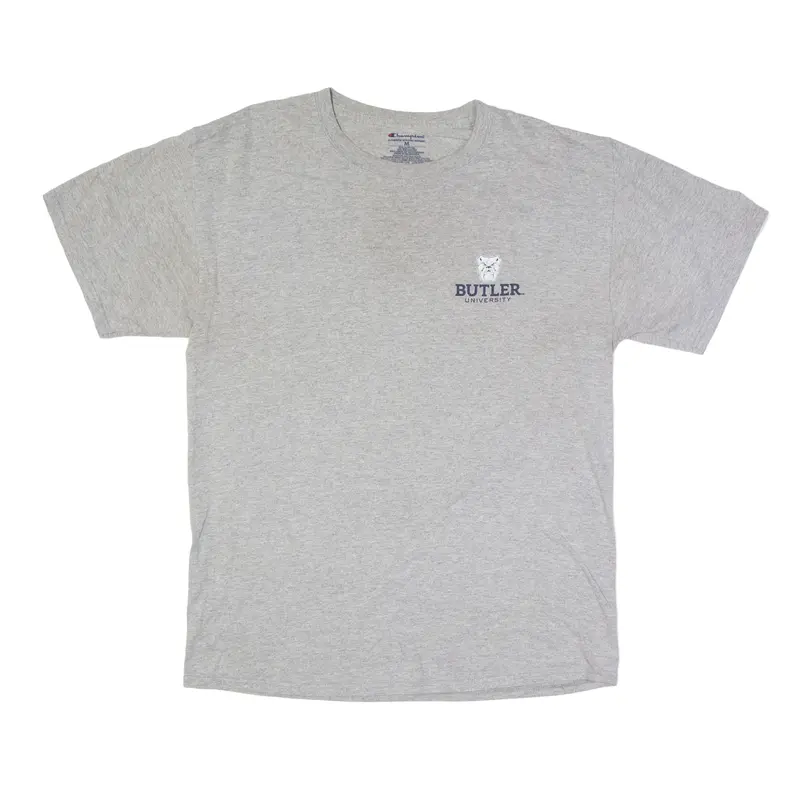CHAMPION Butler University T-Shirt Grey Short Sleeve Mens M