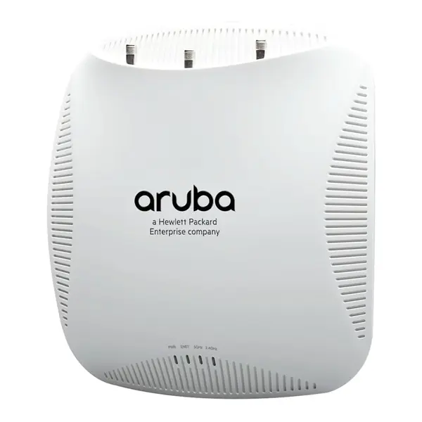 JW168A HP Aruba 210 Series AP-214 IEEE 802.11n/ac 5GHz 1300Mbit/s 1 x Port PoE+ 1000Base-T 3 x External Dual-Band Antennas Wi...