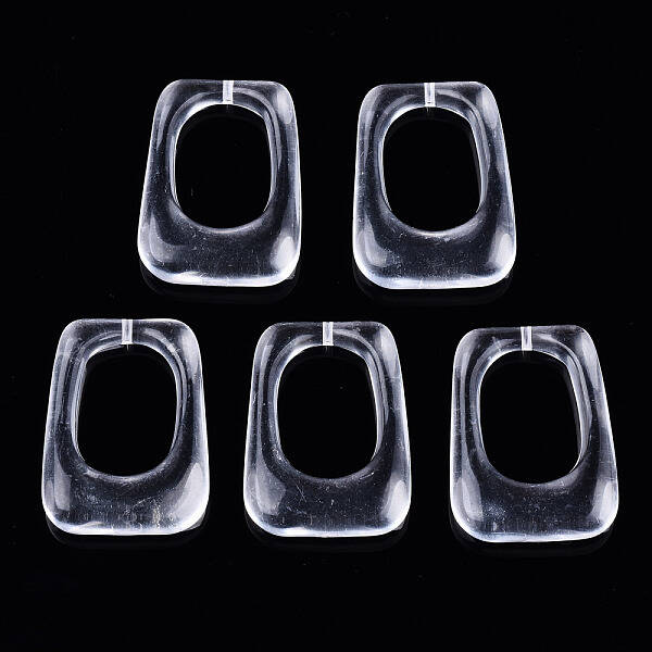 Transparent Resin Pendants