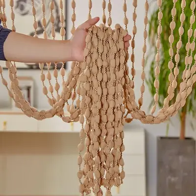 Curtain Door String, 1 Count Curtains for Doorways Tassels Design, Hanging Fringe Room Divider, Window Hallway Wall Closet Be...