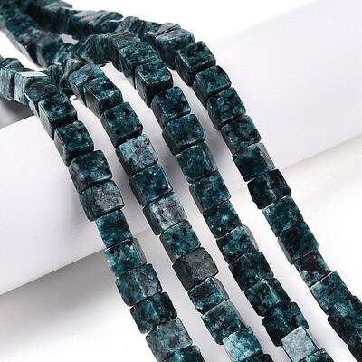 Natural Sesame Jasper/Kiwi Beads Strands