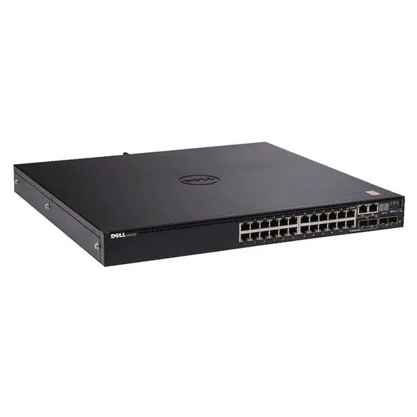 KW2GG Dell Networking N3000 Series N3024P 24x RJ-45 Ports PoE+ 1000Base-T + 2x SFP + 2x SFP+ L3 Managed 1U Gigabit Ethernet S...