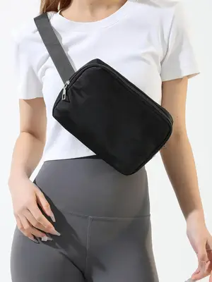Women's 2025 Summer Trendy Solid Color Belt Bag, Multi-functional Phone Case Fanny Pack, Bum Bag for Summer Gym Workout Runni...