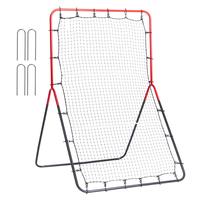 VEVOR Baseball And Softball Rebounder Net, 3 x 4.5 ft PitchBack Baseball Pitching Nest, 3-Way Baseball, Softball Pitchback Ne...