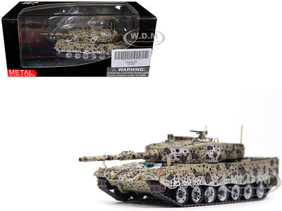 Leopard 2A4 Main Battle Tank Jaguar Scheme Austrian Army Armor Premium Series 1/72 Diecast Model by Panzerkampf