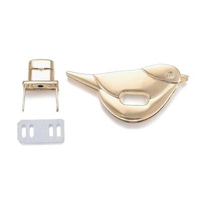 Alloy Bag Twist Lock Clasps