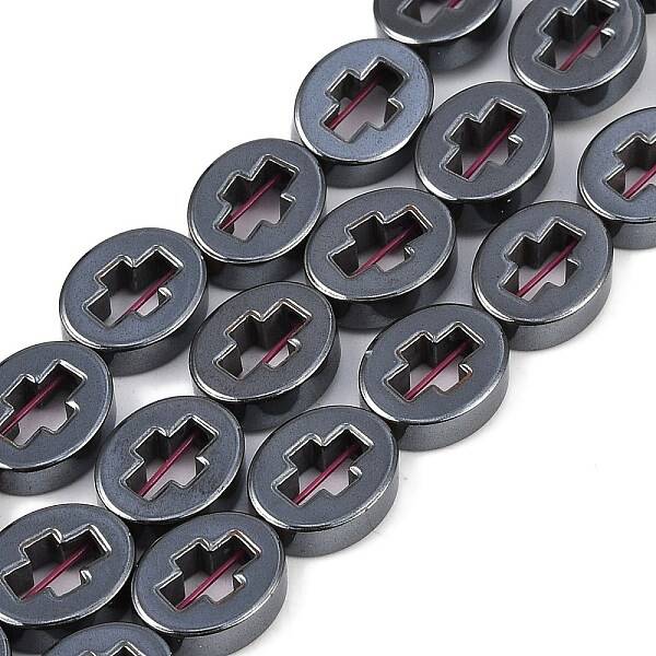Synthetic Non-magnetic Hematite Beads Strands