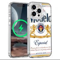 Modelo Especial Alcohol Drinking Pattern Aesthetic Acrylic Casing For iphone 16 15 14 13 12 11 X XS PRO PLUS MAX Fashionable ...