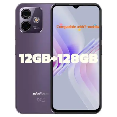 Ulefone Note 16 Pro Unlocked Cellphone 12GB+128GB, 8-Core, 6.52\