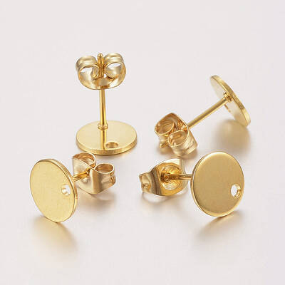 304 Stainless Steel Stud Earring Findings