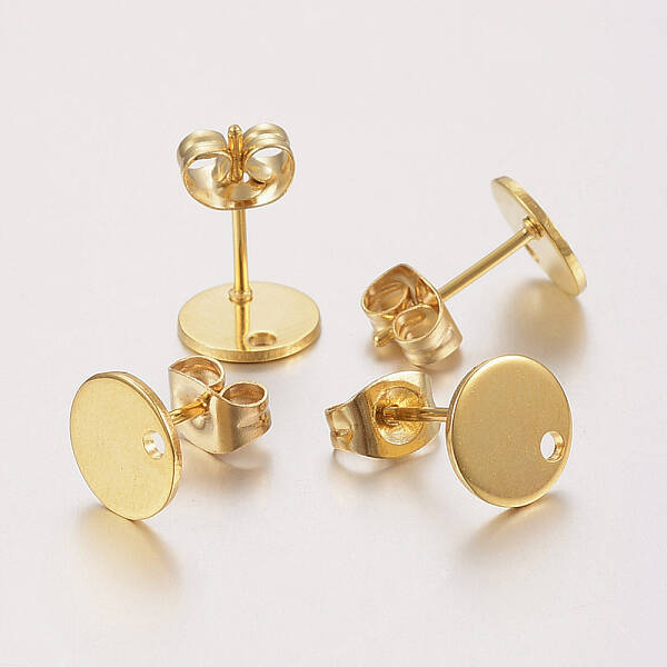 304 Stainless Steel Stud Earring Findings