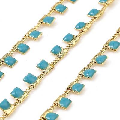 Brass Rectangle Link Chains