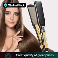 Professional Hair Straightener, Evenly Distributed Heat, Us Plug Lcd Display Hair Straightening Flat Iron, Hair Styling Tool ...
