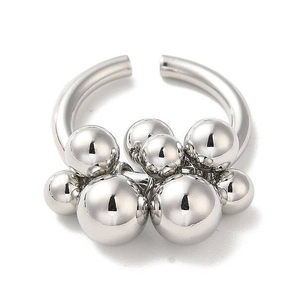 Brass Open Cuff Rings for Women