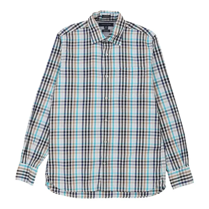 Tommy Hilfiger Checked Shirt - Small Multicoloured Cotton