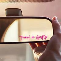 Car Rearview Mirror Sticker, 2 Counts Self Adhesive Car Rearview Mirror Decal, Vehicle Exterior Decoration Accessories for C...