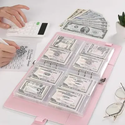 [KKC]2024 Upgrade 100 Envelopes Money Saving Challenge, Easy and Fun Way to Save $5,050, Money Saving Challenge Budget Binder...
