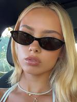 Vintage Cat Eye Frame Glasses, Trendy Casual Full Rim Glasses for Everyday Use, Fashion Accessories for Outdoor Activities