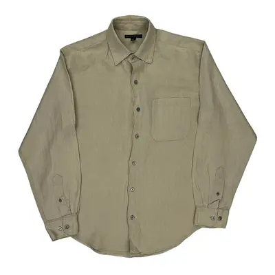 Banana Republic Shirt - Small Beige Cotton Blend